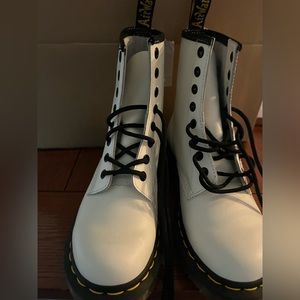 White,Dr. Martens, women size 6
